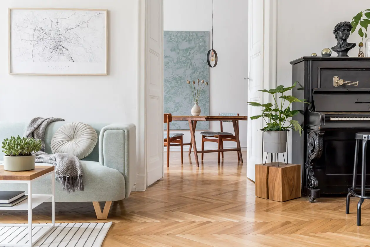 Modernes, sauberes Interieur